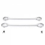 Top Quality Stainless Steel Open Leg Spreader Bar Hand Fixed AnkleCuffs Restraints Bondage BDSM Metal Lockable Handcuffs Sex Toy