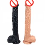 Strapon Purple Big Size G Spot Massager Dildo Suction Cup Masturbator Vagina PVC Adult Sex Toy Dildo Realistics Y820