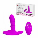 Wireless Remote Control Invisible Wear Telescopic G-spot Stimulate Anal Plug butt plug Strapon Dildo Vibrator Sex Toys For Woman