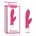 Lovetoy, Lovetoy Waterproof Silicone Rechargeable 7 Speeds & Patterns Sex G-spot Vibrator for Women, Adult Sexy Toys Sex Products