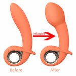 New Inflatable Vibrating Big Dildo for Women Magic Wand Body Stimulate G Spot Vibrators Anal Plug Male Prostate Massager Sex Toy