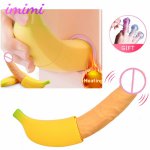 Soft Banana Realistic Big Dildo Vibrator For Women Artificial Big Penis Dildos for Female Erotic Adults Sex Toys Masturbator