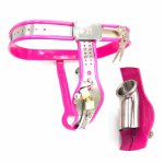 Unisex Chastity Cage Stainless Steel Chastity Belt BDSM Bondage Fetish Lockable Penis Restraint Device Sex Toy For Female & Male