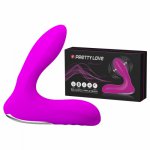 Pretty Love USB rechargeable 12 Mode prostate vibrator inflatable butt plug vaginal vibrator erotic toys for men and woman