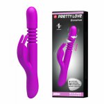 Pretty Love 12 modes G-spot Body Massage Rabbit Vibrator USB Rechargeable Female Masturbation Dildo Vibrator Sex Toy for woman