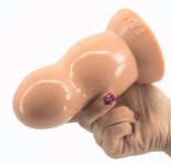 Silicone Big Butt Plug With Suction Cup Anal Dildo Dilator Anus Massage Huge Anal Plug Sapodilla Sex Toys Adult Sex Product