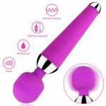 Vibrating Dildo Female Massage Stick G Spot Massager AV Vibrator Powerful Magic Wand Clitoris Stimulator  Sex Toys for Woman
