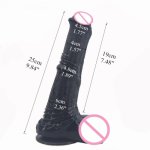 Huge Animal Dildo Horse Penis With Suction Cup Soft Silicone Sex Toys For Women Masturbator Anal Massage Man Big Butt Plug