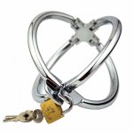 Cross Metal Handcuffs for Sex BDSM Bondage Cuffs Adult Games Sex Slave Restraints Hand Cuffs Fetish Adult Sex Toys for Couples