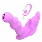 Strapon Wireless Vibrator, 3Type Strap On G Spot Dildo Vibrator Clitoris Stimulator Pussy Licking Toy Vibrating Panties Sex Toys