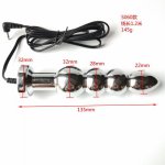 Accessories Sex Toys for Men Women Electro Butt Plug Metal Massager Electric Shock Anal Plug Themed Toys