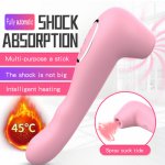 Heating Sucking Vibrator Female Masturbator Nipple Clit Sucker Erotic Tongue Oral Clitoris Stimulator G-spot Sex Toys for Women