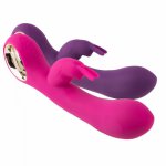 10 Speeds Charging G Spot Rabbit Vibtrator Vagina Massager Clitoris Stimulation Heating Vibrator Sex Toys Masturbation for Women