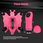 Strap-on dildo vibrator realistic silicone butterfly dildo female masturbation adult sex toys vibration massage stick