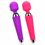 Newest USB G Spot Vibrator Waterproof Adult Sex Toys for Women Stimulator Oral Clit Dildo Vibrators AV Machine Erotic Toys ST90