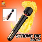 DopaMonkey Strong Vibrators AV Magic Big Wand Stick USB rechargeable Powerful clit Vibrators Sex Toys for Women Masturbator