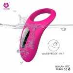 Wireless Remote Control Vibrator Cock Ring For Men Silicone Vibrator Penis Rings Chastity Adult Sex Toys For Couple Sex Shop