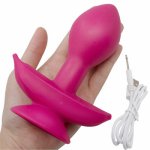 10 Speed Huge Anal Beads Vibrator Butt Plug Sex Toys for Men Women Charging Anal Plug Sex Products Prostate Massager Masturbator