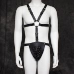 leather chastity belt penis bondage adult sex games toys for men BDSM fetish bondage restraints fetish slave sex products
