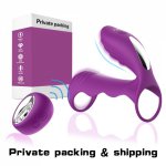 Penis wearable Vibrating Clitoral G-Spot Vibrators Vibes Stimulators Sex Toys with Remote Control for Men, Women and Couples