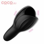 10 Modes Penis Vibrator Delay Trainer Male Masturbator Cup Automatic Oral Climax Sex Glans Stimulator Massager Sex Toys for Men