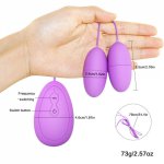 20 Frequency Dual Bullet Anal Plugs Sex Toys For Woman Adult Games Vagina Clitoris Vibrator Nipple Stimulation Massage Jump Egg