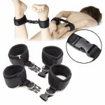 BDSM Bondage Restraint Handcuffs & Ankle Cuffs Bondage Fetish Slave Adult Erotic Sex Toys For Woman Couples Games Sex Products