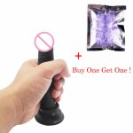 Mini Realistic Dildo Silicone Penis With Strong Suction Cup Flexible Anal Penis For Beginner Female Masturbation Erotic Sex Toys