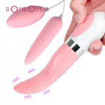 Vibrating Tongue Vibrator Vagina Tight Oral Licking Clitoris Stimulator Ben Wa Balls Masturbator Erotic Sex Toys for Woman