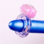 Soft Vibrating Dildo Ring Exercise Stimulator Massage Adult Sex Toy for Men