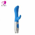 loaey Waterproof Silicone Dual  Rabbit Vibrator, Clit Vibe,Adult Sex Toys for Women,Sex products