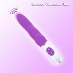 Purple Vibrator Female Masturbators G-spot Clitoris Stimulator Nipple Vagina Tongue G-spot Massage Stick Sex Toys for Women