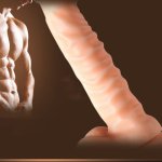 Candiway Silicone Huge Realistic Dildo Penis With Suction Cup  Clitoris Stimulation Sex Toys For Women Masturbation 1PC