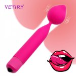 VETIRY Vibrator Kegel Ball Dildo Vibrator Vaginal Tighten Excersise Sex Toys for Women Female Masturbation Soft Silicone