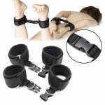 Handcuffs & Ankle Cuffs BDSM Sex Bondage Set Restraint Fetish Slave Adult Games Erotic Sex Toys For Woman Couples Sex Products