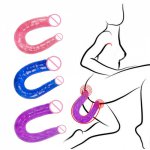 Realistic Huge Dildo Double Big Jelly Dildos Artifical Clitoris Massager Sex Toys For Women Masturbation Long Penis Adults Toys