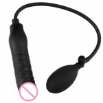 Huge Inflatable Dildo Anal Plug Suction Cup Large Soft Dildo Sex Toys For Women Realistic Penis Pump Big Butt Plug Adult Toys