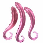 Hippocampus Shape G Shape Pyrex Glass Crystal Dildo With Spot Beads Fake Penis Anal Butt Plug Gay Masturbation Glass Dildo