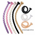 47cm Super long Anal Plug Anal Sex Toy Spiral Shape Soft Silicone Butt Plug With Suction Cup For Female Male Gay Masturbation