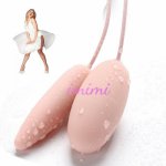 Female Waterproof Vibrating Massage Double Jump Bullet Egg Anal Vibrator Clitoral G Spot Vagina Stimulators Sex Toys for Women