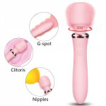 10 Speeds Magic Wand Massager AV Stick Vibrators Sexy G Spot Clit Vibrator Sex Toys for Women USB Charge Magic Wand vibrator