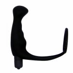 1/10 Speed Silicone Prostate Massager Vibrator Cockring Delay Anal Plug Masturbator Adult Male Anal Sex Toys Butt Plugs