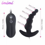 Silicone Waterproof Vaginal Vibrators for Female Anal Bullet Butt Plug Clitoris Vibration Stimulation Sex Toys for Couples