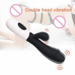 G Spot Dildo Rabbit Vibrator for Women Dual Vibration Silicone Waterproof Female Vagina Clitoris Massager Sex Toys For Women