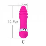 G-spot Vibration ABS Adult Sex Toy Vibration Masturbation  Women G-Spot Vibrating Clitoral Stimulator Vibrator Massagerr w412