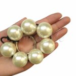 New Pearl Balls Anal Beads Anal Sex Toys Anal Balls Butt Plugs Sex Toys For Men/Gay/Women Adult Game Products Buttplug 2.5cm