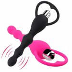 Silicone Anal Beads Vibrator Butt Plug Sex Products Anal plug anal toys for woman vibrador buttplug