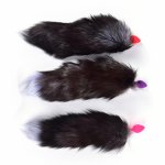 New 1PCS Silicone Butt Plug Fox Tail Anal Plug Sex Toys For Women Adult Games Sex Products