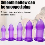 Soft Silicone Anal Plug Masturbator Anal Trainer Butt Plugs Prostate Massage Expansion Stimulator Adult Sex Toys for Beginner