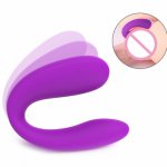 Women Vibrator Portable Silicone Dildo Stimulate Massager Adult Sex Toy for Couple